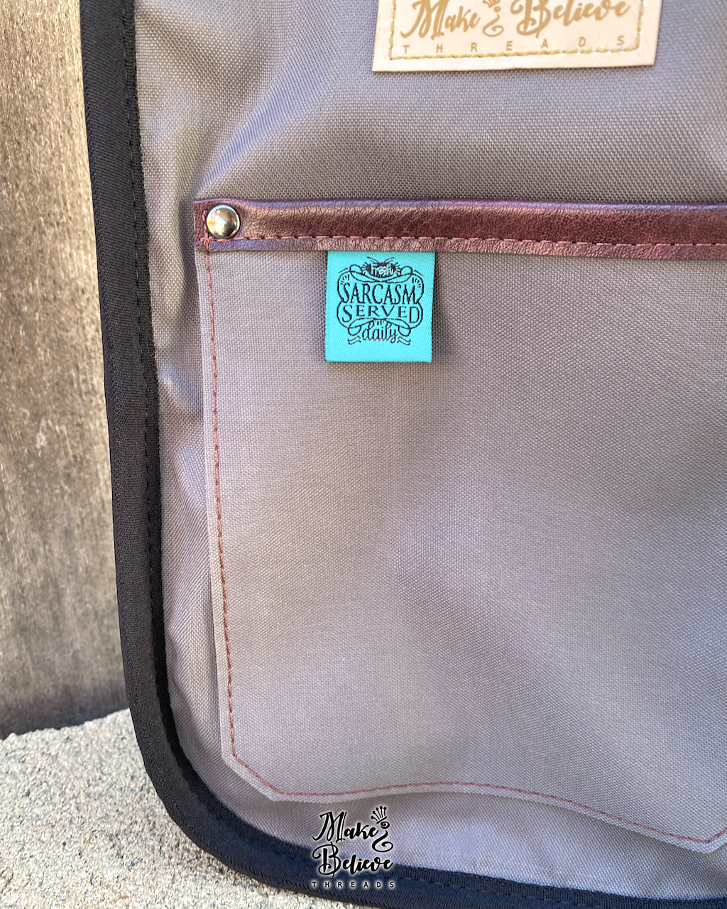 AH Ghastlies Burgundy Midsize Sling Bag