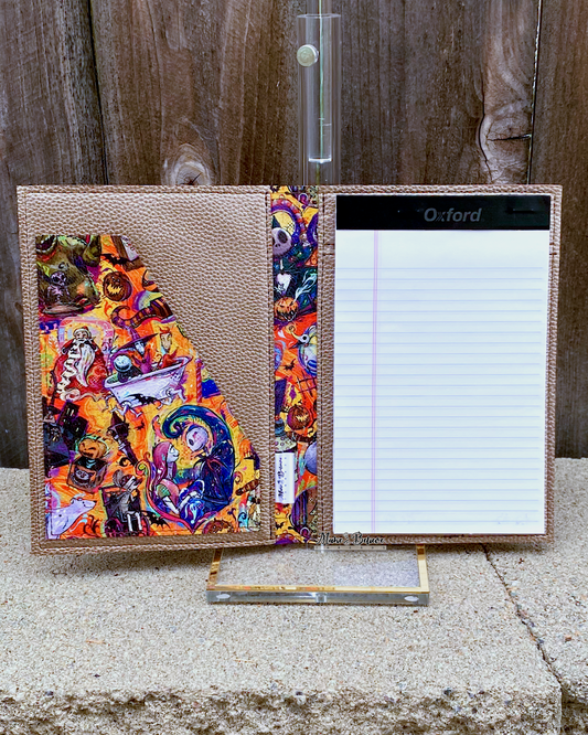 Artistic NBC Orange and Gold Jr. Notepad Cover