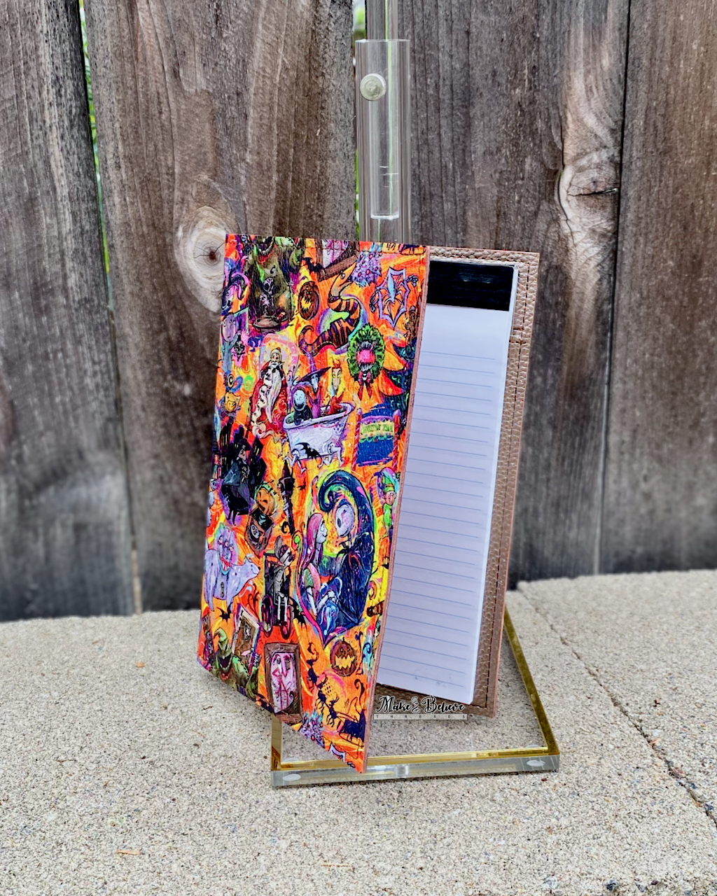 Artistic NBC Orange and Gold Jr. Notepad Cover