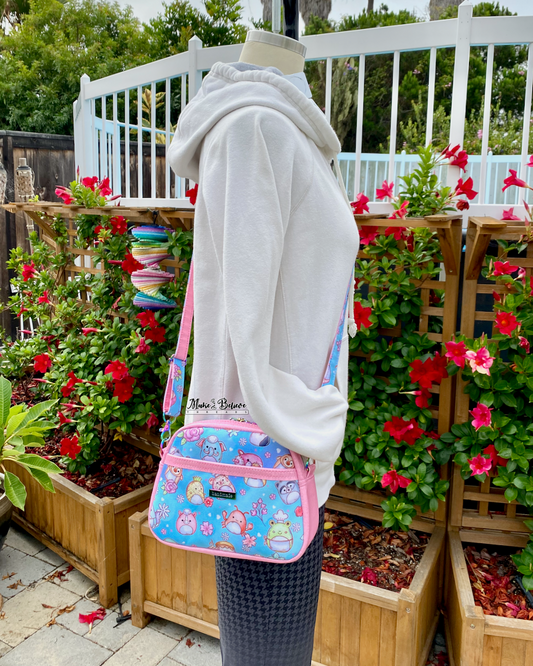 Blue Squishimals Bitty Bowler Bag