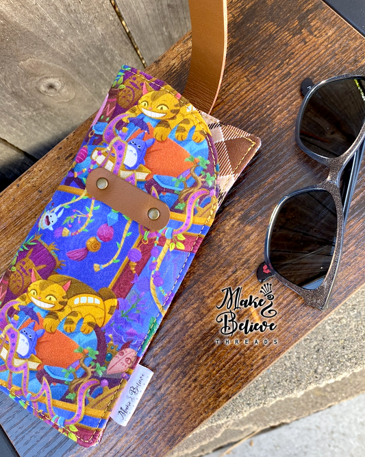 Catbus Collage Glasses Sleeve