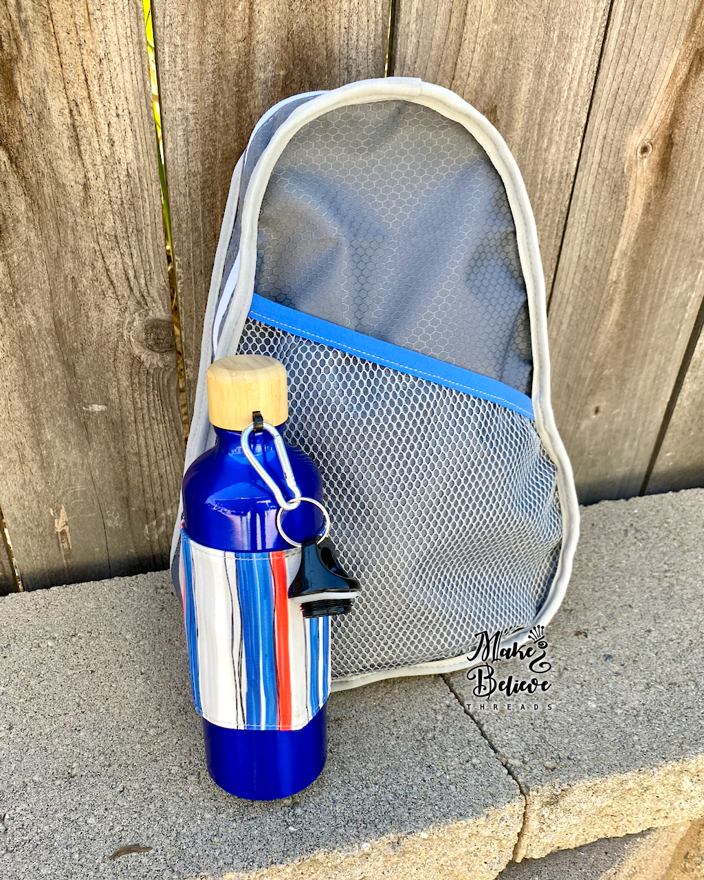 I Love LA Large Daypack with Strap Phone Pocket