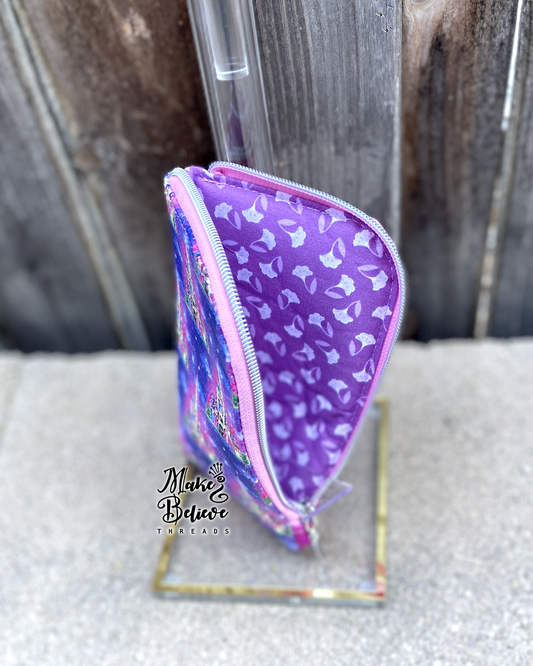 Magic Castle Padded Zipper Pouch