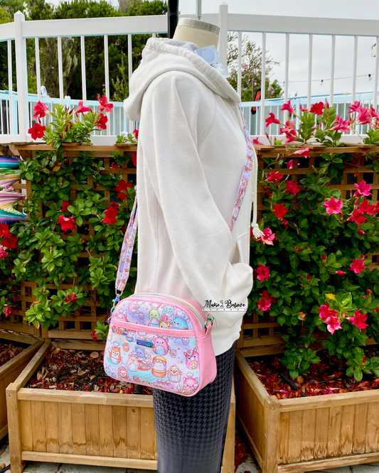 Pink Squishimals Bitty Bowler Bag