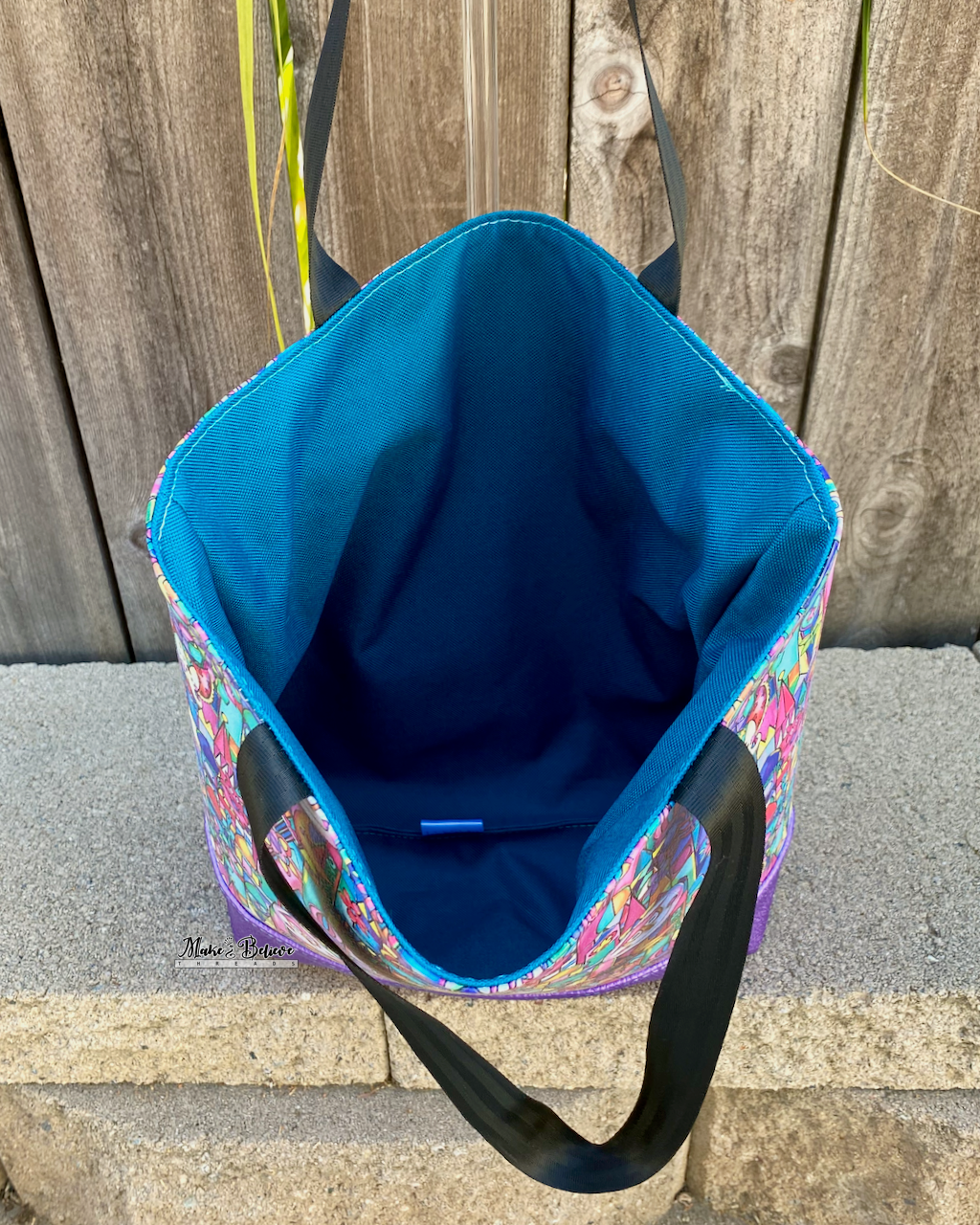 Purple Tiny World Tote