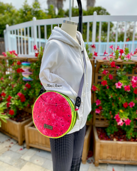 Watermelon Circle Crossbody Bag