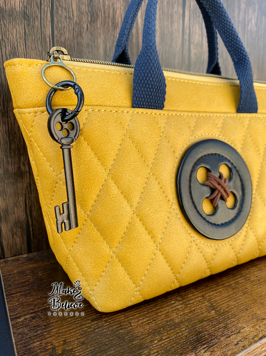 Yellow Quilted Button Otherworld Girl Totini Bag