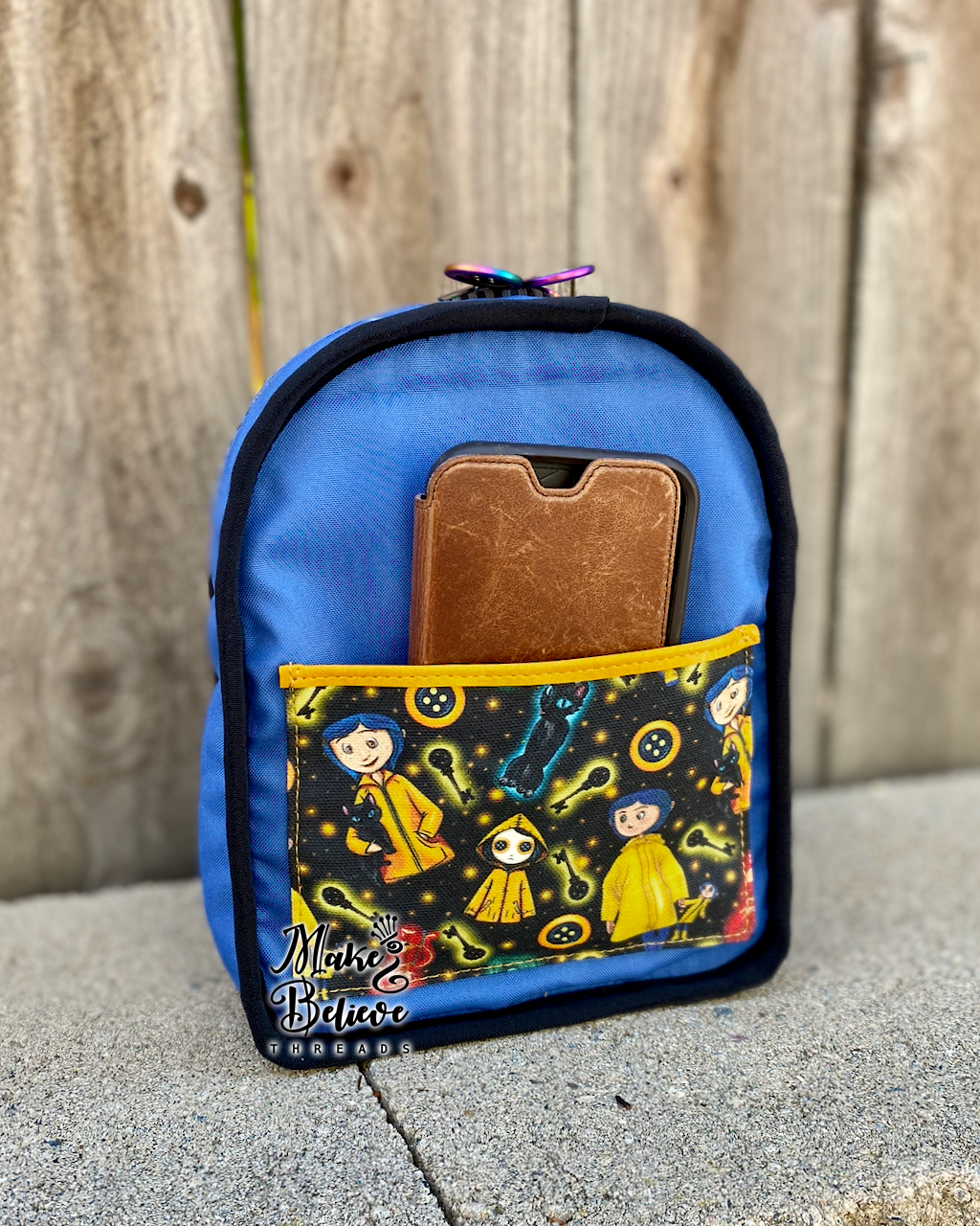 Yellow and Black Otherworld Girl Crossbody Bag