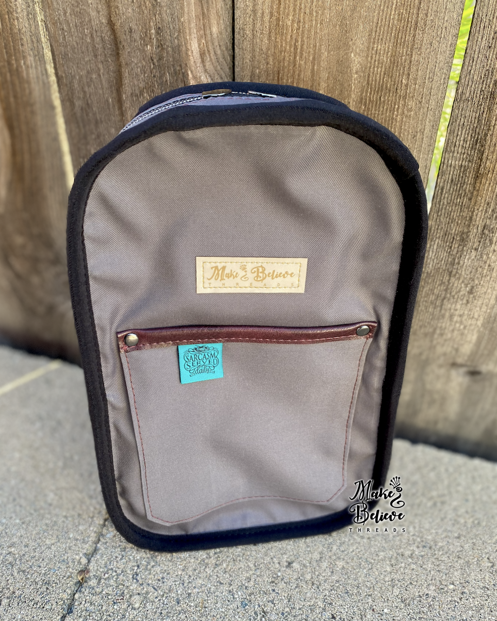 AH Ghastlies Burgundy Midsize Sling Bag