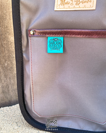AH Ghastlies Burgundy Midsize Sling Bag