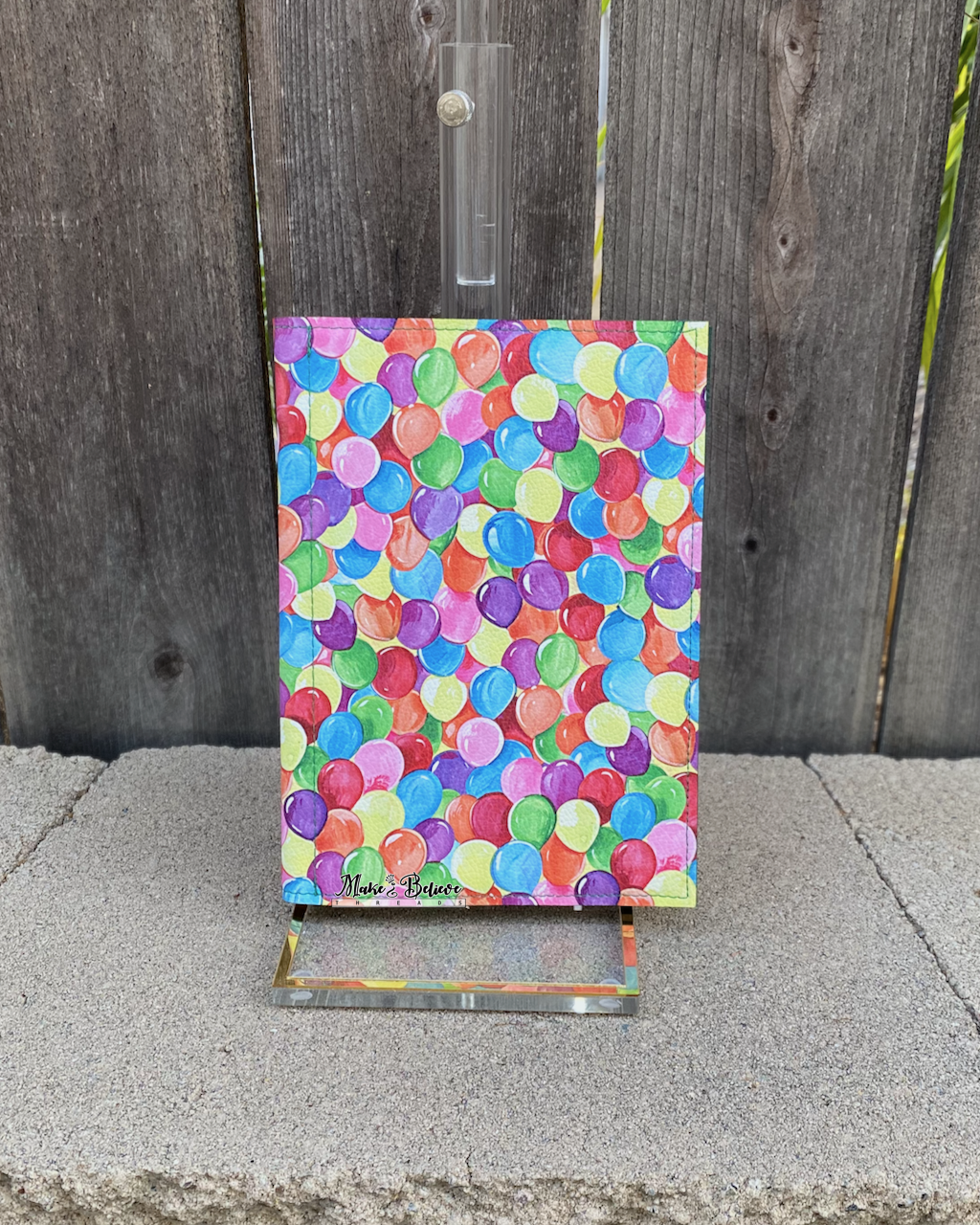 Balloons Green Notepad Cover