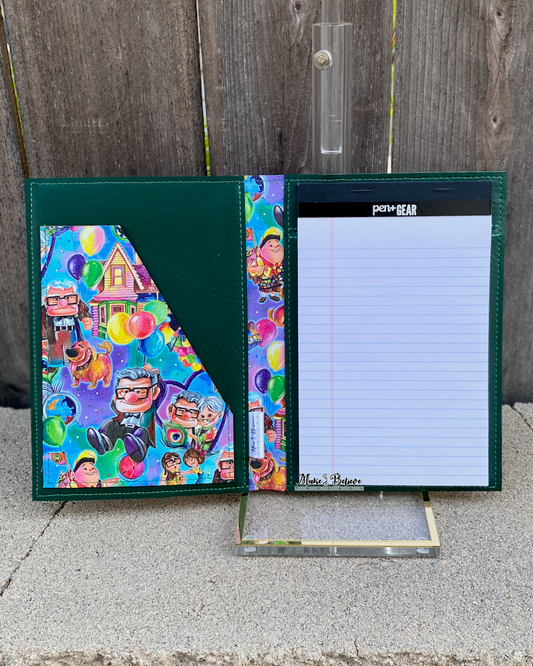 Balloons Green Notepad Cover