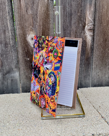 Artistic NBC Orange and Gold Jr. Notepad Cover