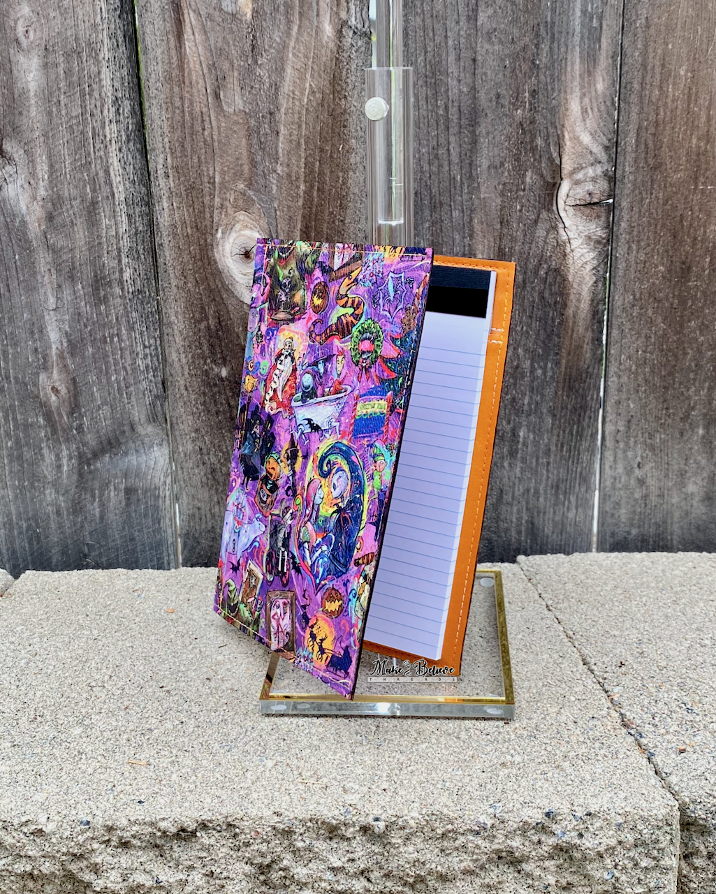 Artistic NBC Purple and Orange Jr. Notepad Cover