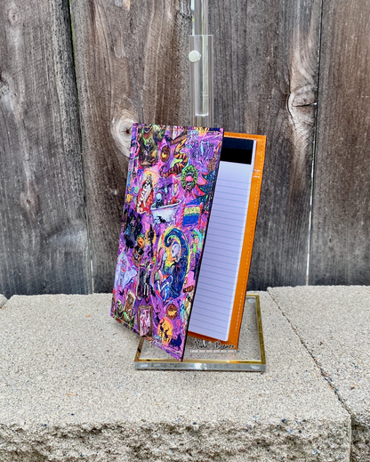 Artistic NBC Purple and Orange Jr. Notepad Cover