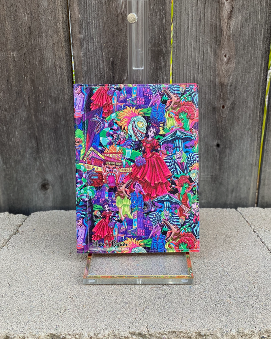 Beetle Drink Red Notepad Cover