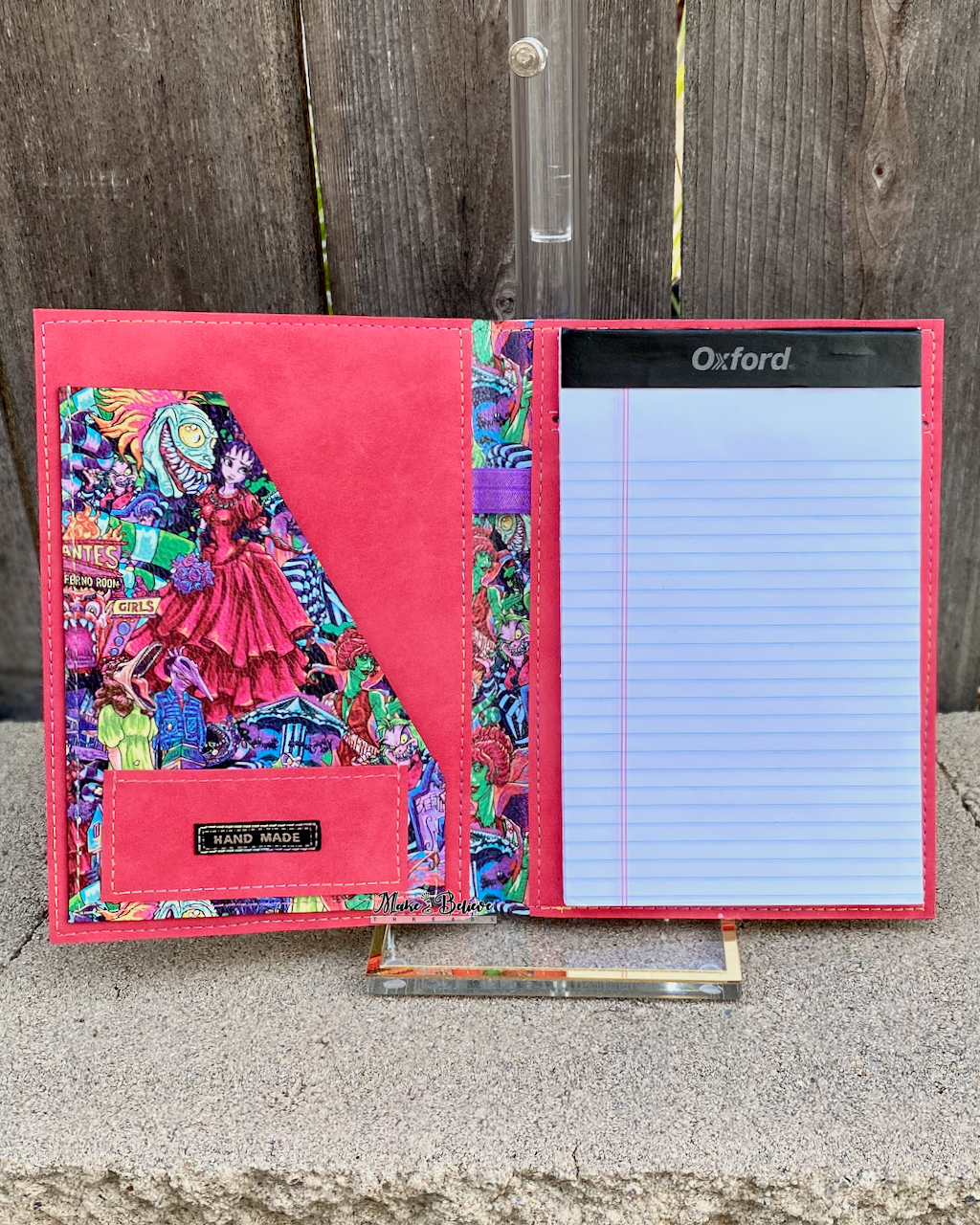 Beetle Drink Red Notepad Cover