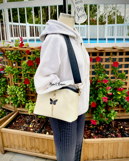 Bespoke Handbag with Butterfly Embellishment