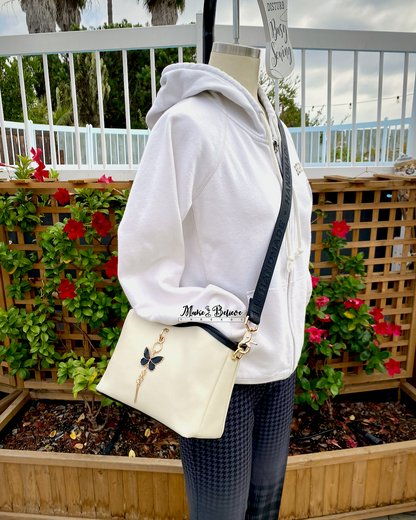 Bespoke Handbag with Butterfly Embellishment