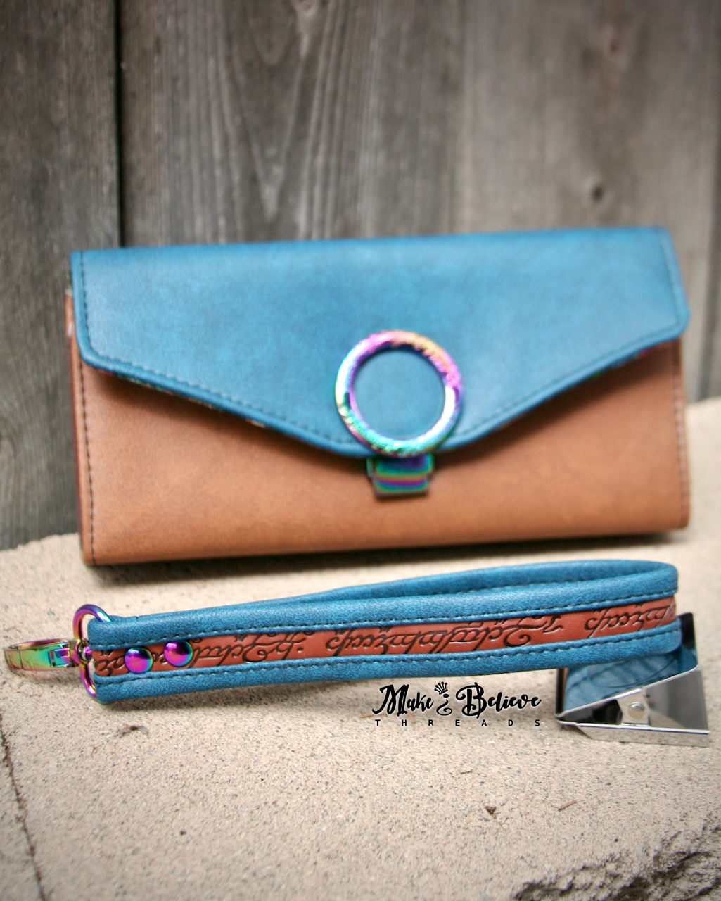 Bespoke LOTR Cash-System Wristlet/Crossbody Wallet