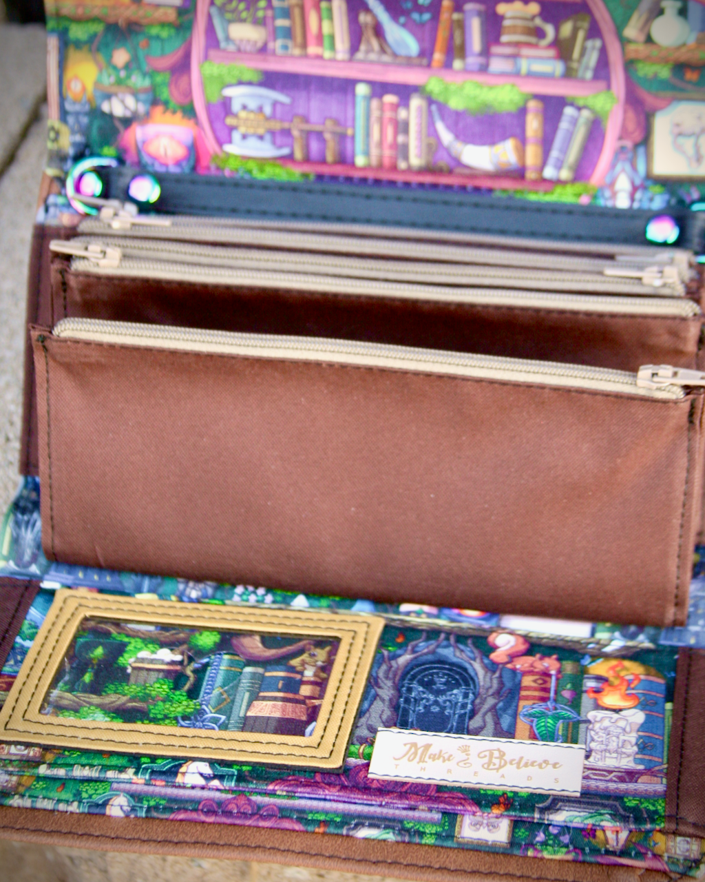 Bespoke LOTR Cash-System Wristlet/Crossbody Wallet