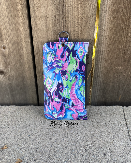 Black Dragon Scales Mistress of Evil Purse Pal Wallet