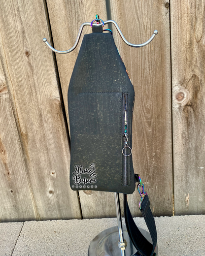 Black Lotus Cork Bookish Mini Traveler Sling