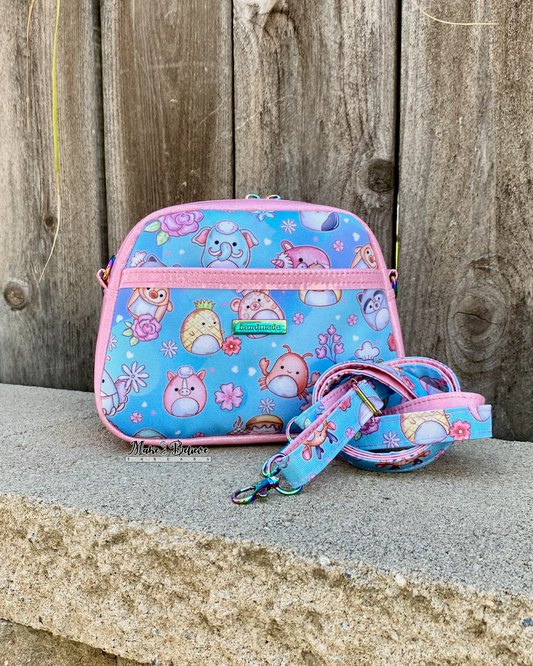 Blue Squishimals Bitty Bowler Bag
