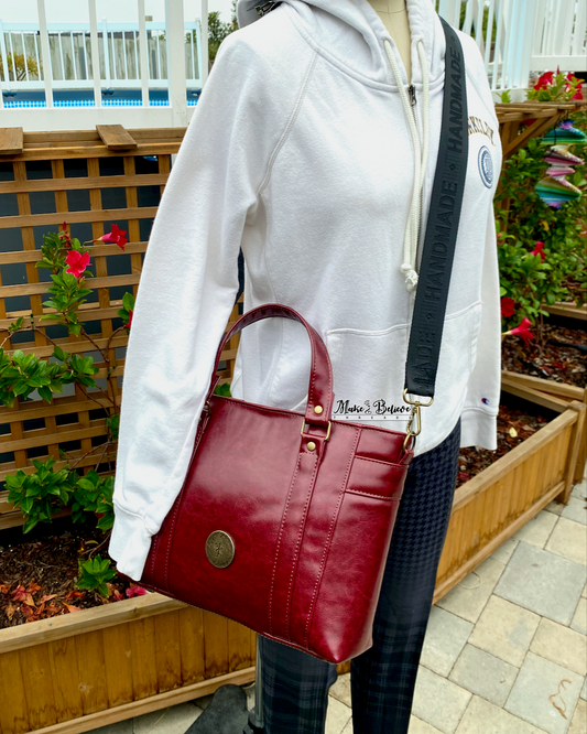 Burgundy LOTR Handbag