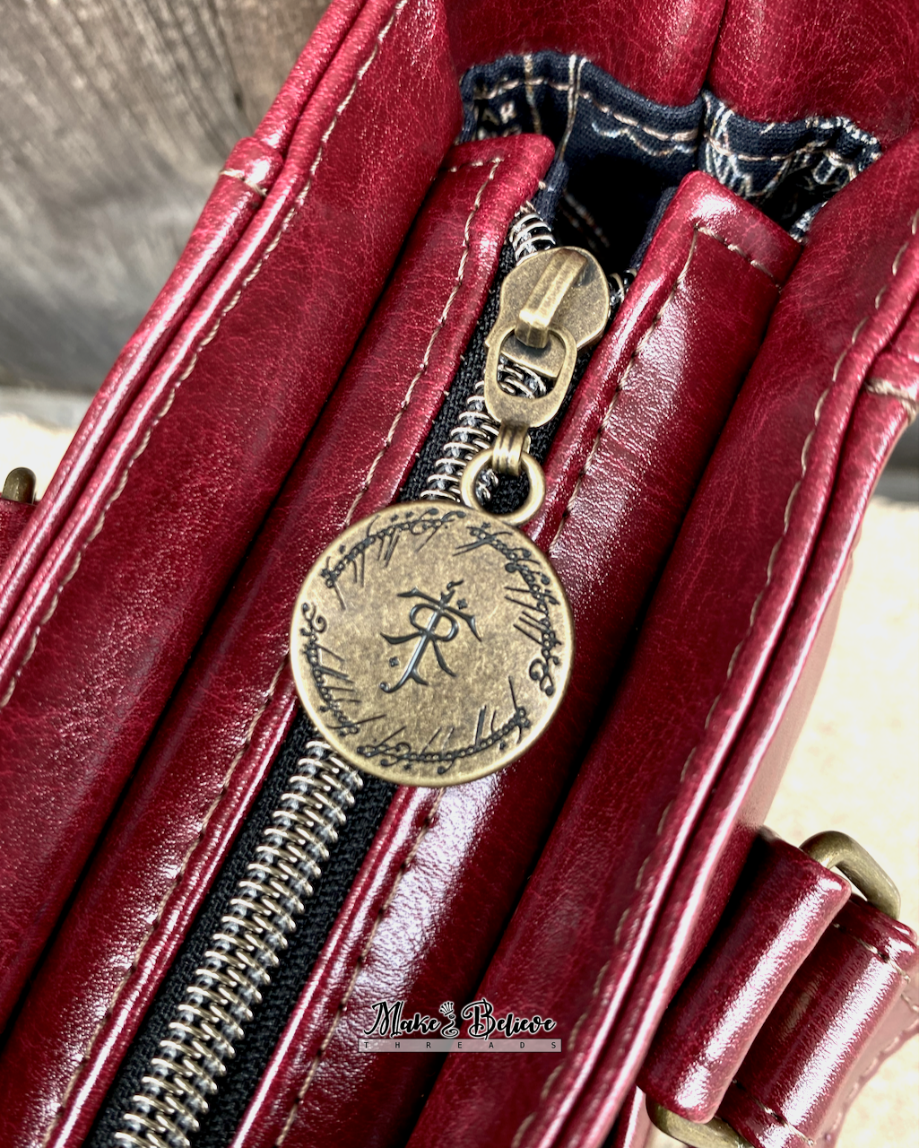 Burgundy LOTR Handbag