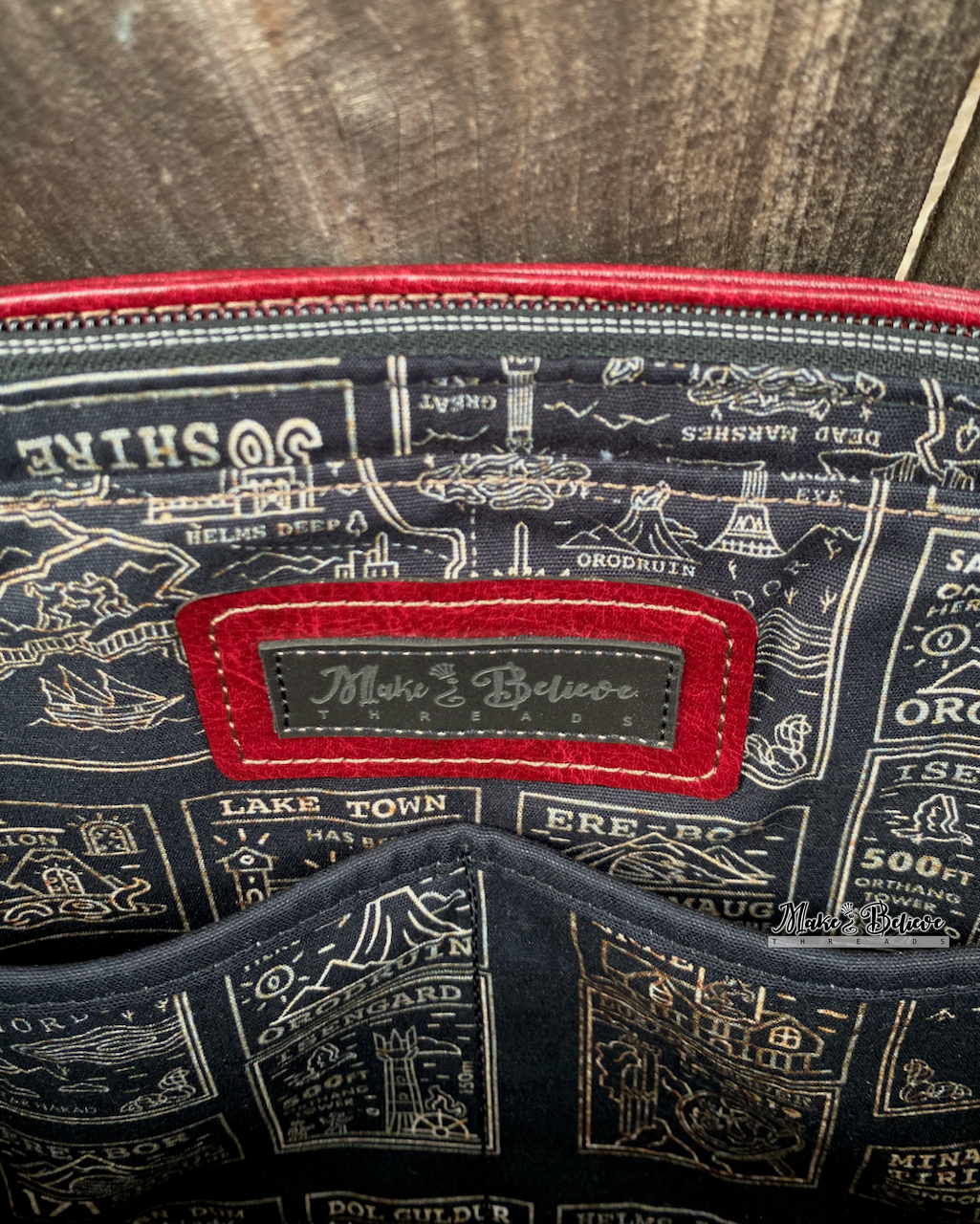 Burgundy LOTR Handbag
