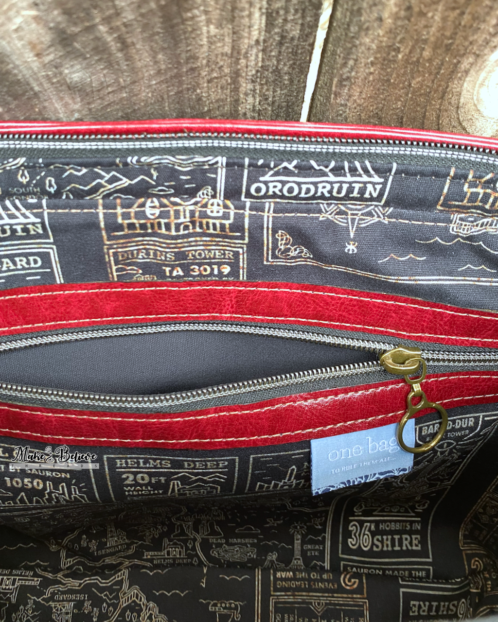 Burgundy LOTR Handbag