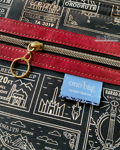 Burgundy LOTR Handbag