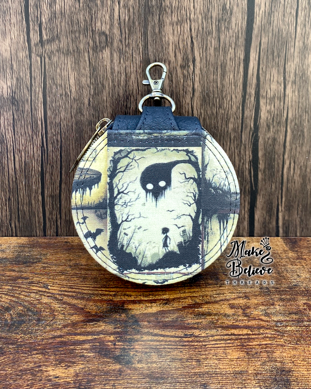 Child and the Key Circle Pouch with Clip
