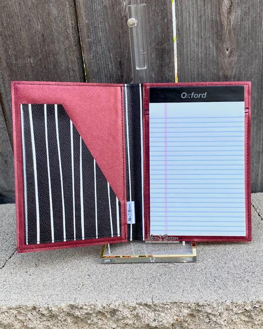 Deadly Nightshade Cranberry Notepad Cover