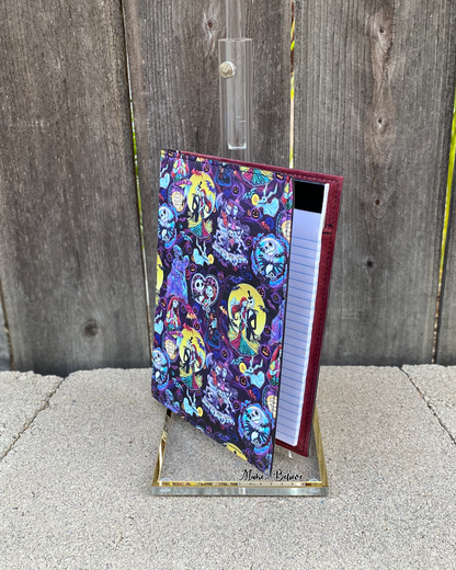 Deadly Nightshade Cranberry Notepad Cover