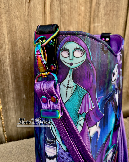 Ethereal NBC Teal and Purple Bucket Bag