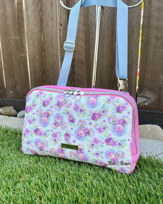 Floral Mouse Head Large Hip Pack