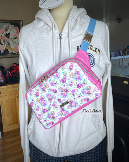 Floral Mouse Head Large Hip Pack