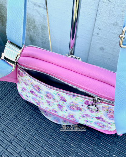 Floral Mouse Head Large Hip Pack