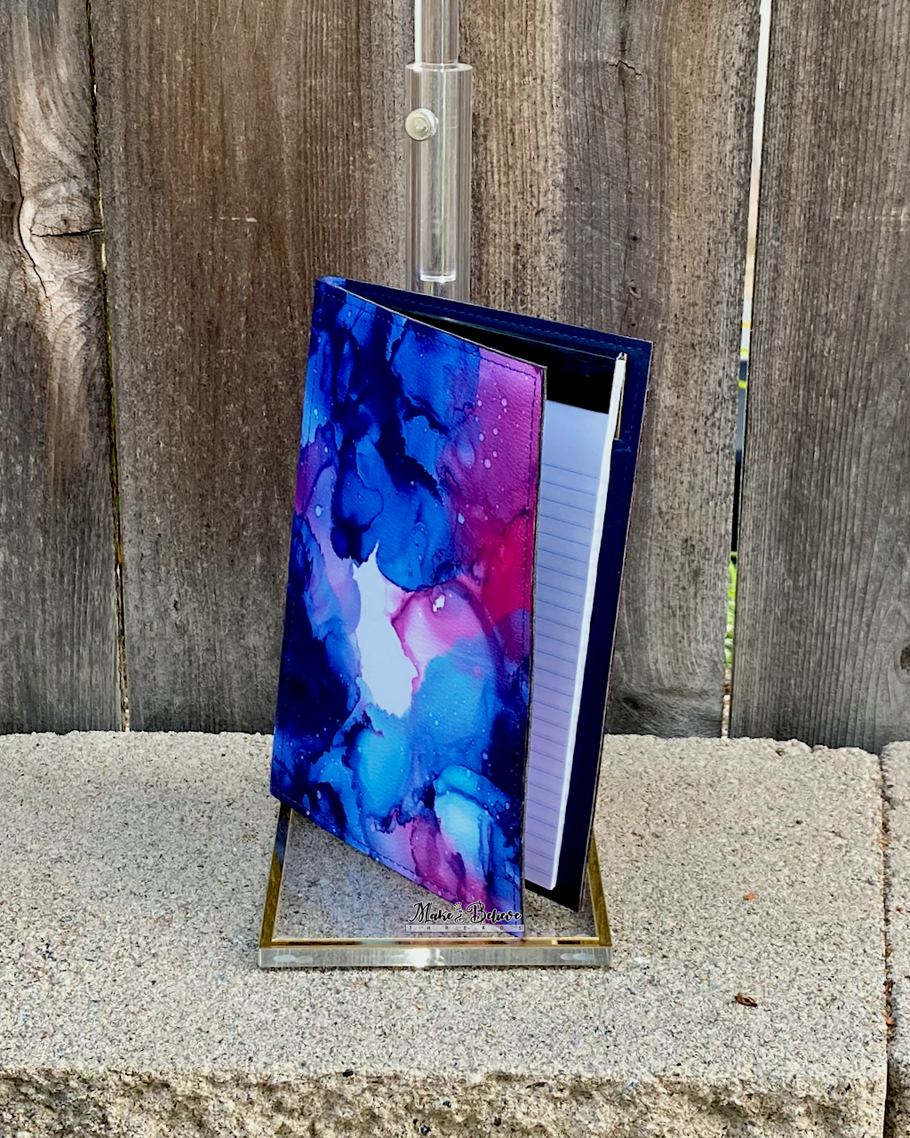 Galaxy Alcohol Ink Jr. Notepad Cover
