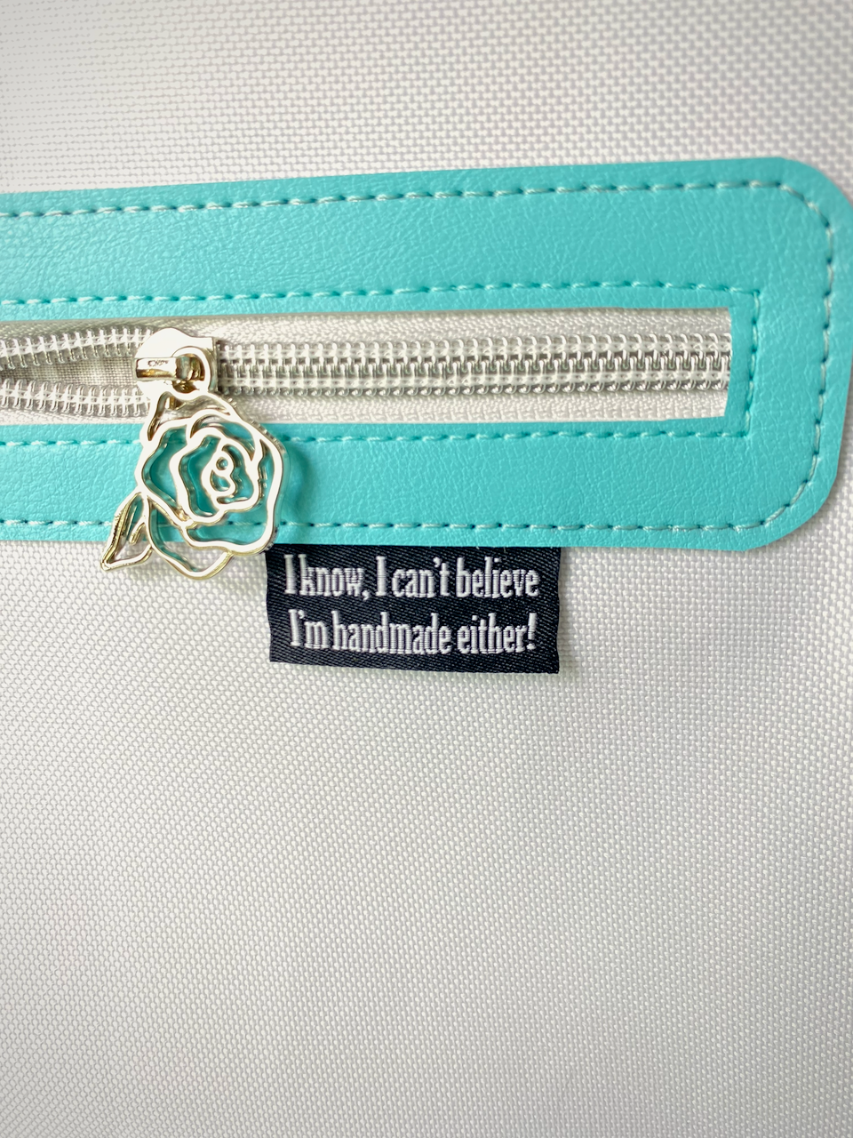Gift Box Blue Crossbody Satchel