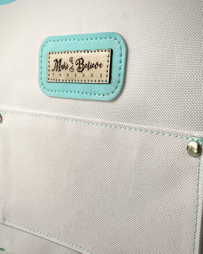 Gift Box Blue Crossbody Satchel