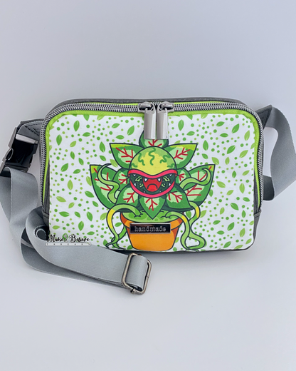 Grey Feed Me Small Hip Pack