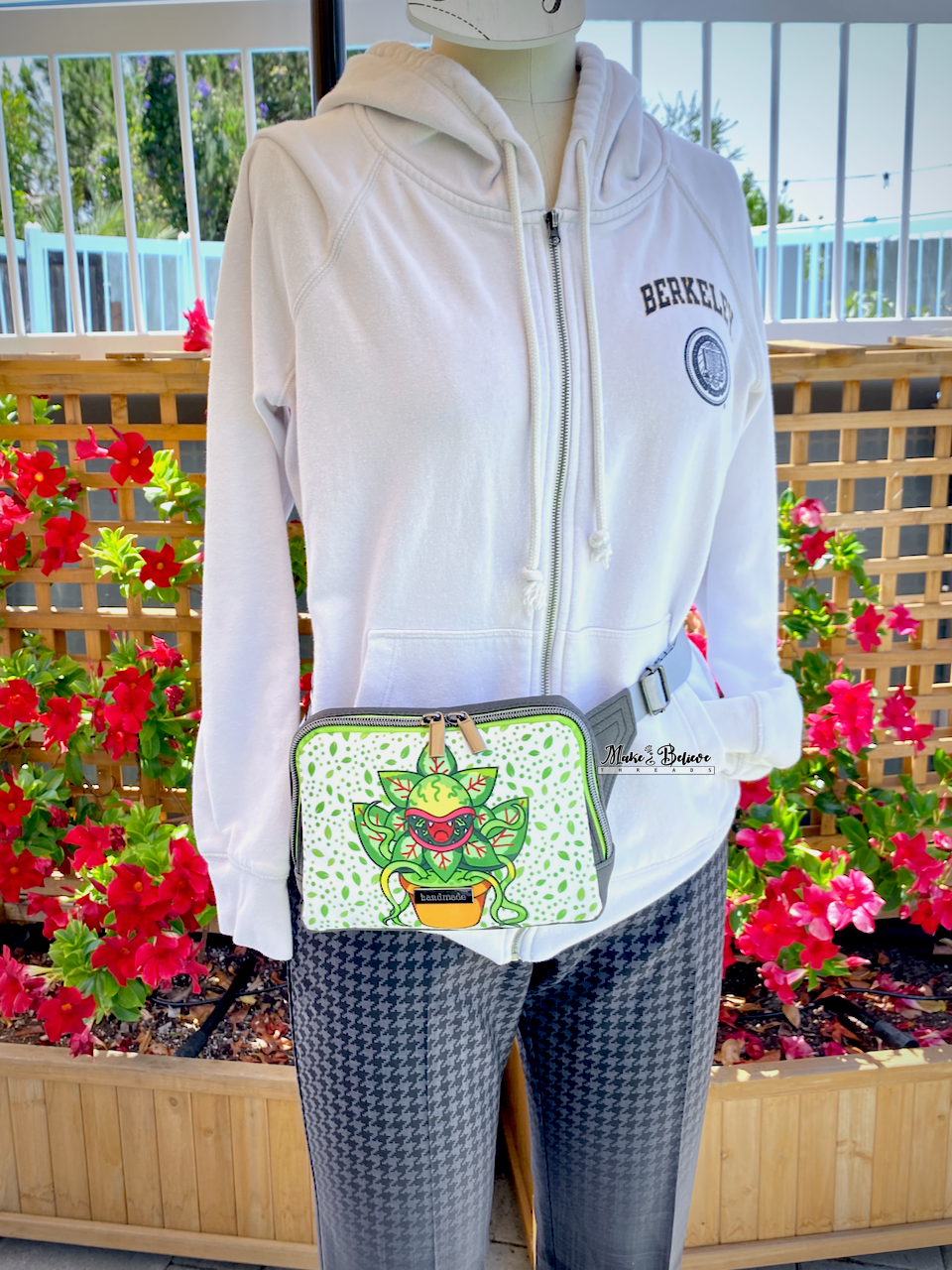 Grey Feed Me Small Hip Pack