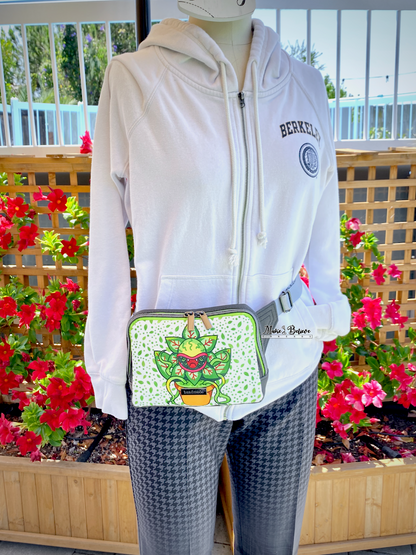 Grey Feed Me Small Hip Pack