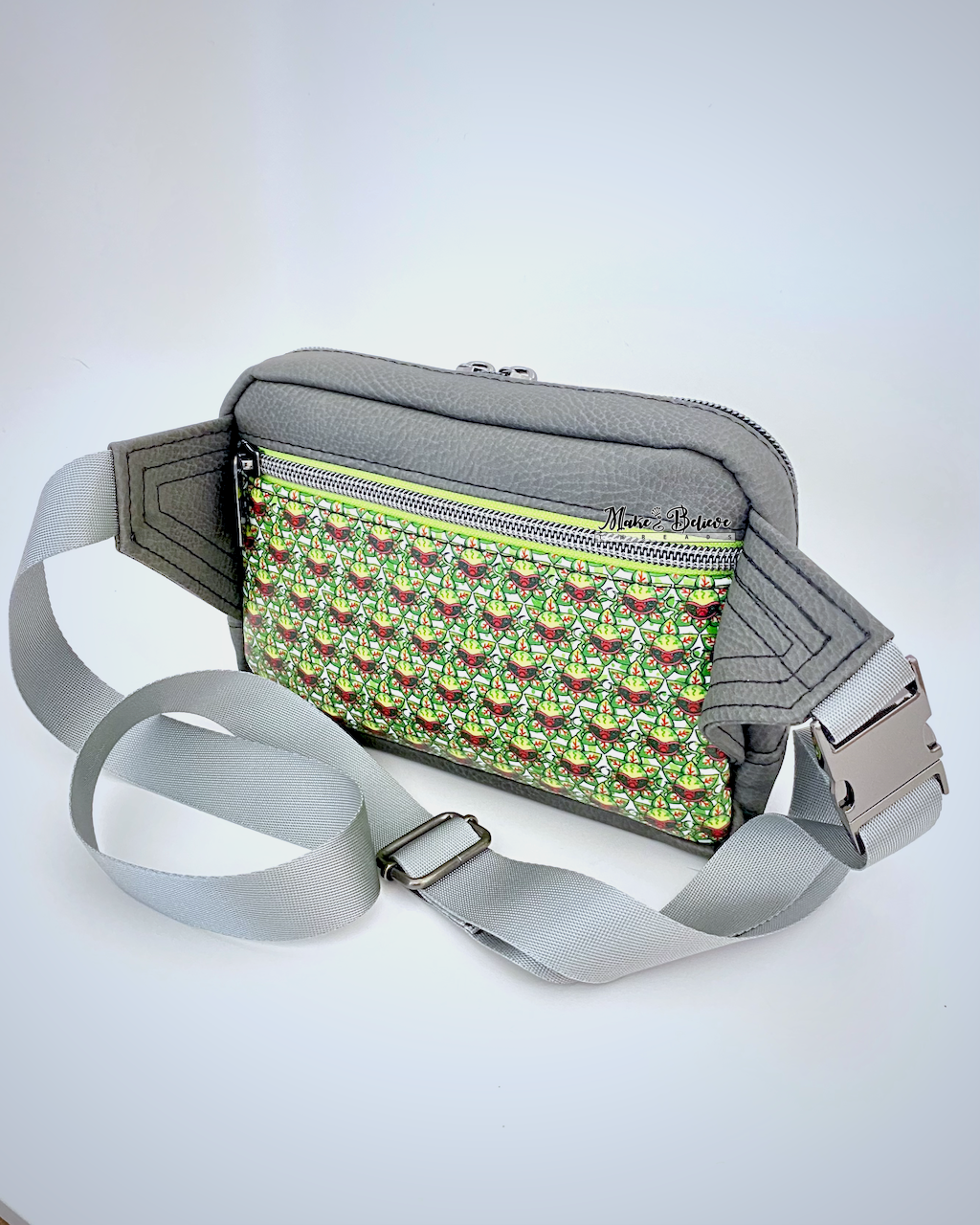 Grey Feed Me Small Hip Pack