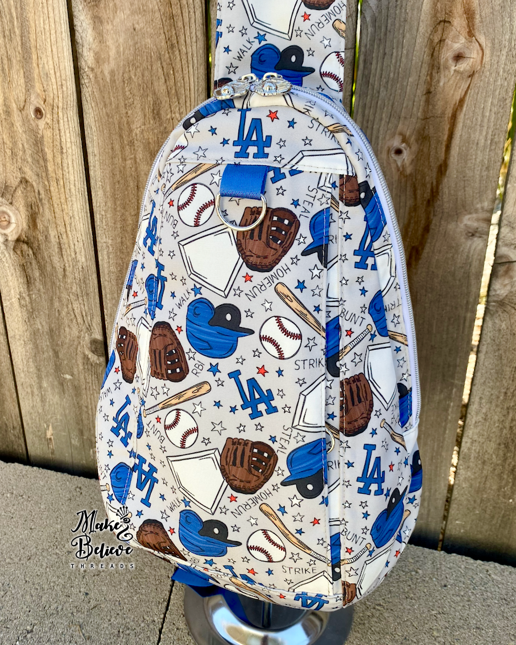 I Love LA Large Daypack with Strap Phone Pocket