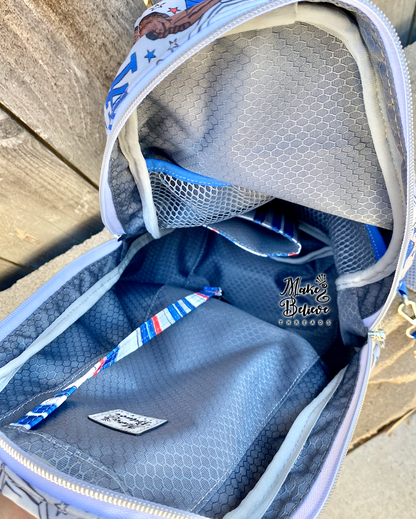 I Love LA Large Daypack with Strap Phone Pocket