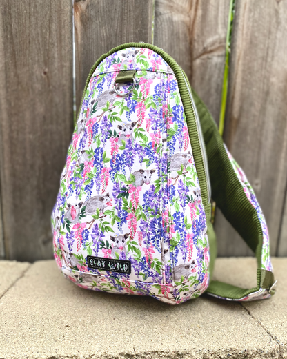 Im-possum-bly Cute Daypack with Strap Phone Pocket